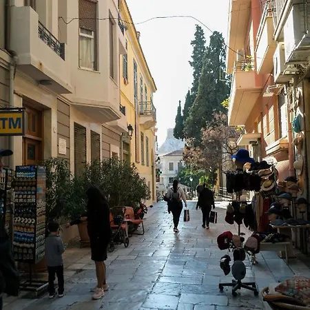 Quiet City Center Apt On A Pedestrian Street Athènes Extérieur photo